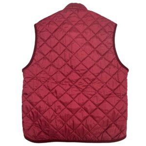 Vintage Heraldic Crest Button Red Vest – Classic Statement Piece