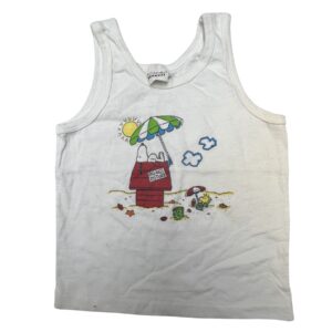 Vintage Snoopy “Do Not Disturb” Beach Tank Top Kids M (6) – Peanuts
