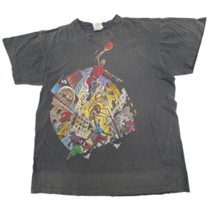 Vintage Nike Air Jordan T-Shirt White – USA Single Stitch – Size Large