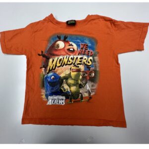 Kids Monster Graphic T-Shirt – Size 7 – Fun Cartoon Monster Tee