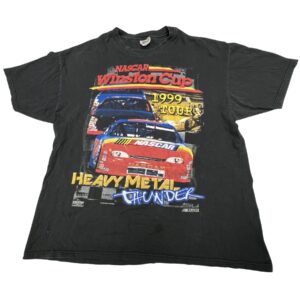 Vintage 90s NASCAR Winston Cup 1999 “Heavy Metal Thunder” Racing T-Shirt XL
