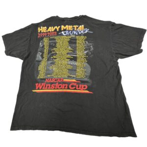Vintage 90s NASCAR Winston Cup 1999 “Heavy Metal Thunder” Racing T-Shirt XL