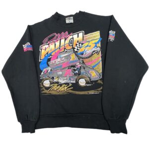 Vintage Billy Pauch 25th Anniversary Dirt Modified Racing Sweatshirt Size S
