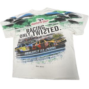 Vintage 2006 AMD at The Glen NASCAR All Over Print T-Shirt Racing Tee XL
