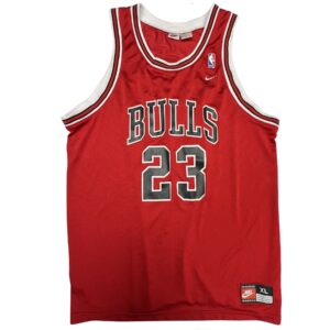Vintage Michael Jordan Chicago Bulls Nike Jersey XL NBA Red 90s Rare