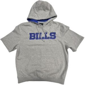 Buffalo Bills NFL Pullover Gray Short Sleeve Team Logo Football Tee XL