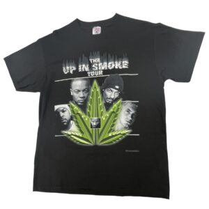 Vintage 2000 Up In Smoke Tour T-Shirt Dr Dre Snoop Dogg Ice Cube Eminem Rare