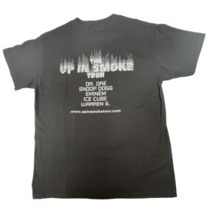 Vintage 2000 Up In Smoke Tour T-Shirt Dr Dre Snoop Dogg Ice Cube Eminem Rare