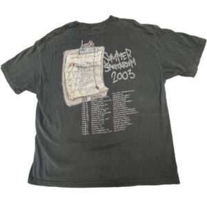 Vintage 2003 Metallica Summer Sanitarium Tour T‑Shirt Multi‑Band Graphic