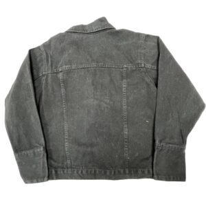 90s Vintage Bill Blass Black Denim Jacket Classic Retro Fit