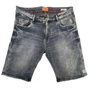 Jack & Jones J&J75 Men’s Grey Wash Denim Shorts Stretch Regular Fit Sz 34
