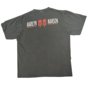 Rare Y2K Vintage 2003 Marilyn Manson “Golden Age of Grotesque” Tour Tee Large