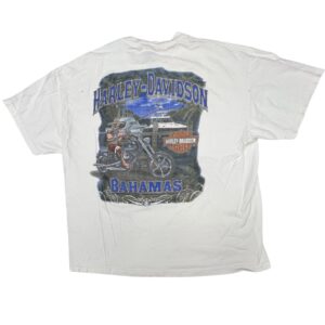 Harley-Davidson T-Shirt Bahamas Back Print Motorcycle Graphic Tee