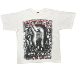Rare Vintage Michael Jackson RIP Bootleg Rap Tee 2XL Band Tour Graphic T-Shirt