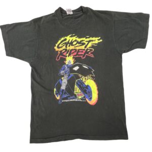 Vintage 1990 Marvel Ghost Rider T-Shirt Large Mint Condition Rare Comic Tee
