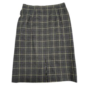 Vintage 80s Miss Pendleton Wool Skirt Sz 16 NWT Plaid A-Line USA Made Luxury