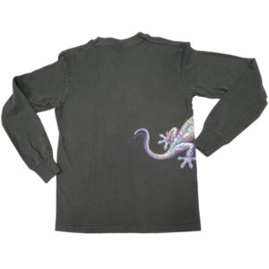 Vintage 90s Lizard Graphic T-Shirt Single Stitch Gecko Iguana Retro Nature Tee