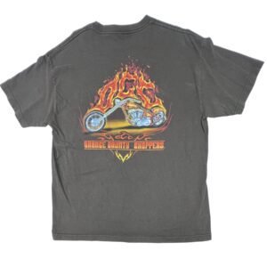00s Vintage Y2K Faded Orange County Choppers OCC T-Shirt XL Biker Fire Graphic