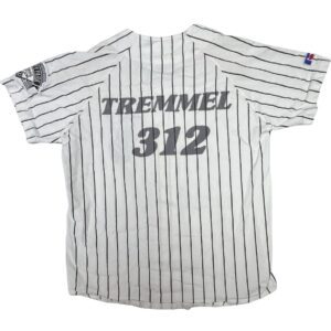 Vintage 90s Russell Athletic Chicago White Sox Pinstripe Jersey Youth L 1996 MLB