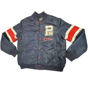 Parish Nation All Ntn EST MMVI Navy Varsity Jacket Letterman Streetwear