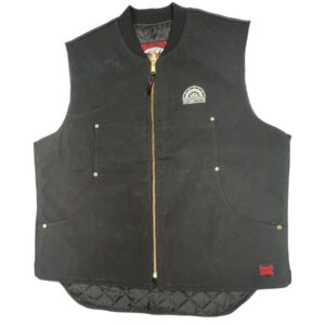 Tough Duck Moto Vest WV04 Canvas Insulated Workwear Water Repellent Like New