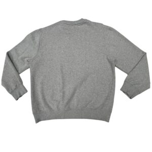True Religion Grey Crewneck Sweatshirt Embroidered TRUE Patch Collegiate