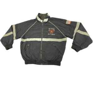 Game Sportswear 9450 Commander Jacket Fly Creek Fire Company EMS Reflective USA
