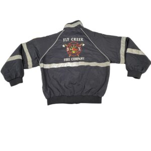 Game Sportswear 9450 Commander Jacket Fly Creek Fire Company EMS Reflective USA