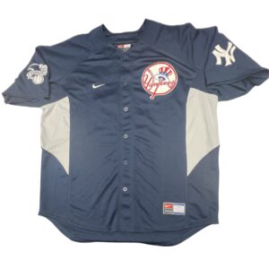 Vintage Y2K Nike Alex Rodriguez New York Yankees Batting Practice Jersey – Navy Blue