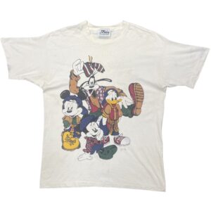 Rare Vintage 90s Disney Mickey Mouse Jerry Leigh Front & Back Hit Grail Tee