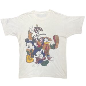 Rare Vintage 90s Disney Mickey Mouse Jerry Leigh Front & Back Hit Grail Tee