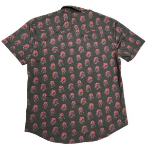 Star Wars RSVLTS Darth Vader AOP KUNUFLEX QR Button Shirt XL EUC