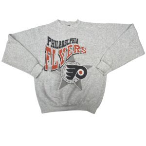 VTG 90s vintage Philadelphia Flyers sweatshirts with team logo in back USA Made