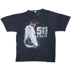 50 Cent The Invitation Tour 2010 Promo T-Shirt Double Sided Graphic Rap Tee L