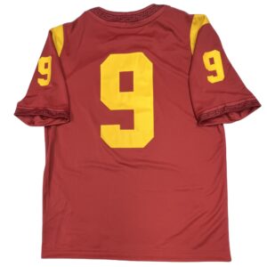 Nike USC Trojans #9 Dri-FIT Football Jersey Red Men’s Size M NCAA Game Jersey