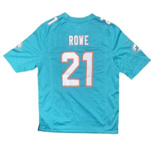 Nike Miami Dolphins #21 Aqua Men’s NFL Football Jersey
