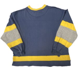 Rare VTG 90s Clipsolo Athletic System Hockey Sweatshirt Colorblock Oversized XL