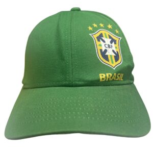 Official Brazil Soccer Cap CBF Brasil National Team Green Yellow Hat