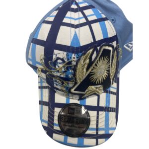Rare New Era Argentina Soccer Hat Custom A Sun Embroidered Blokecore Cap