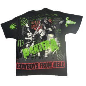 VTG 1992 Pantera Cowboys From Hell Hanes Ultraweight Single Stitch USA made XL