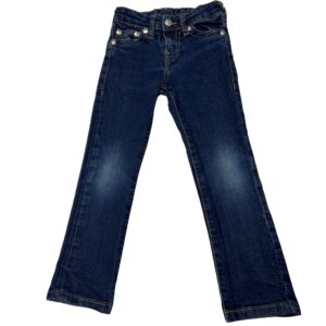 True Religion Toddler Girls Super Skinny Jeans 4T 5T Blue Denim Jeweled Pockets
