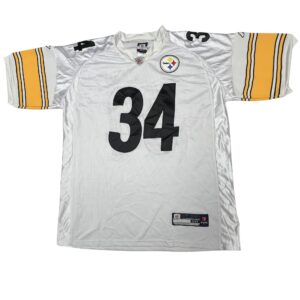VTG Pittsburgh Steelers Reebok Rashard Mendenhall On-Field Jersey NFL Black Sewn