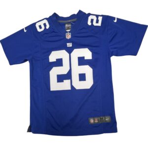 Nike Saquon Barkley #26 New York Giants NFL Game Jersey Blue Football Jersey