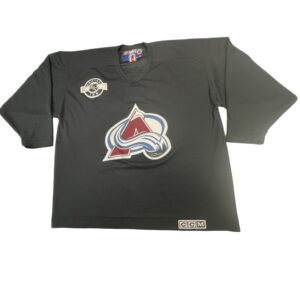 VTG Colorado Avalanche Patrick Roy CCM Center Ice Practice Jersey Canada Made2XL