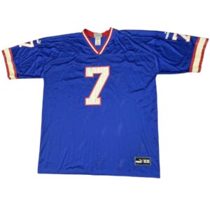 90s Vintage Buffalo Bills Doug Flutie Puma Jersey 2XL Throwback Football Blue NFL