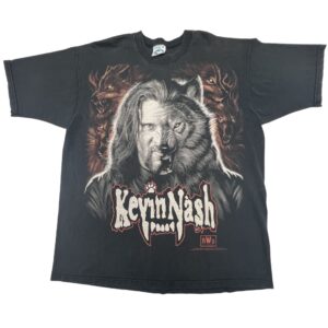 90s Vintage USA Liquid Blue Kevin Nash NWO Wolfpac Big Sexy Tee XL WCW