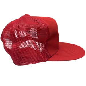 80s VTG Cincinnati Reds Mesh Trucker Hat Universal Industries Snapback Green Brim