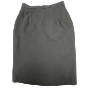 Vintage Giorgio Armani Le Collezioni Black Pencil Skirt Made Italy Sz 2 MINT