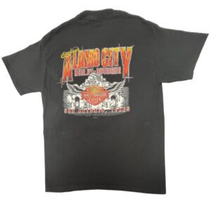 VTG 2010 Harley Davidson Alamo City San Antonio TX T Shirt M Hanes Beefy Bike