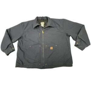 Carhartt 378-20 Tradesman Jacket 3XL Regular Navy Blue Quilted Canvas Work Coat